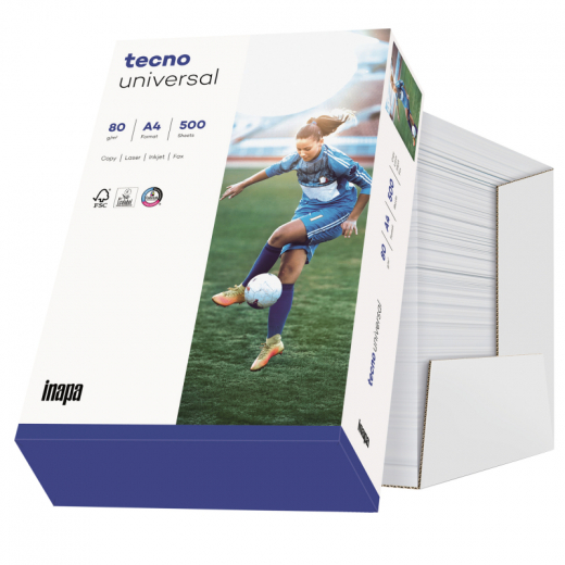 inapa tecno Kopierpapier Universal 2100077586 A4 80g 2.500Bl.,