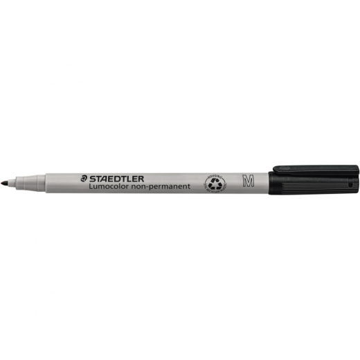 STAEDTLER Folienstift Lumocolor 315-9 1mm non-permanent schwarz,