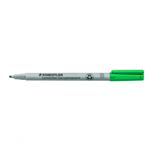 STAEDTLER Folienstift Lumocolor 312-5 B non-permanent grün,