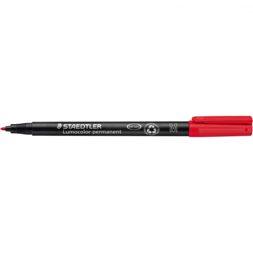 STAEDTLER Folienstift Lumocolor  317-2 1mm permanent rot,