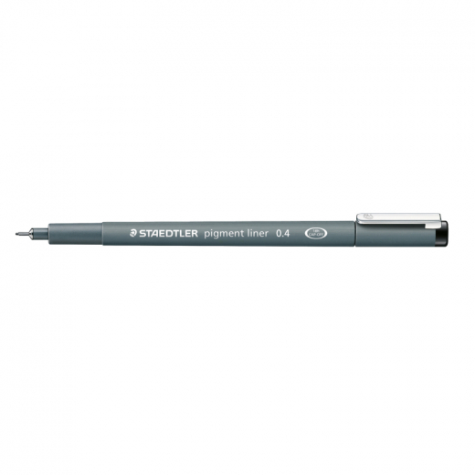 STAEDTLER Fineliner pigment liner 308 04-9 0,4mm schwarz, - 14912740