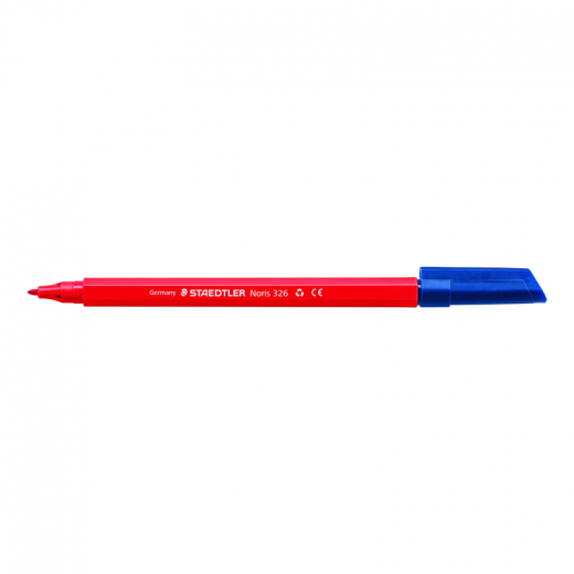 STAEDTLER Fasermaler Noris 326-2 1mm rot, - STA3262