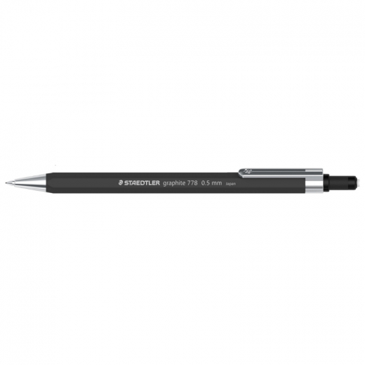 STAEDTLER Druckbleistift graphite 778 05-9 B 0,5mm Schaft schwarz,