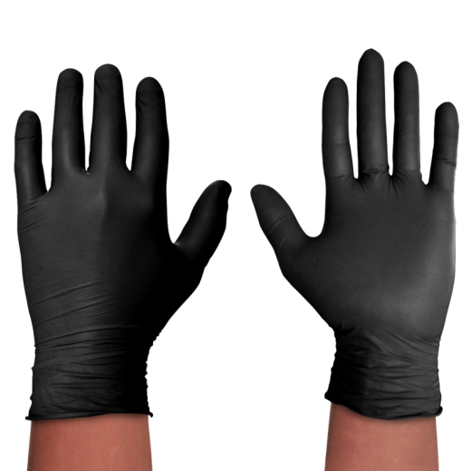 Spontex Handschuh Extra Black 12933017 Gr.07 sw 100St., - 496060307