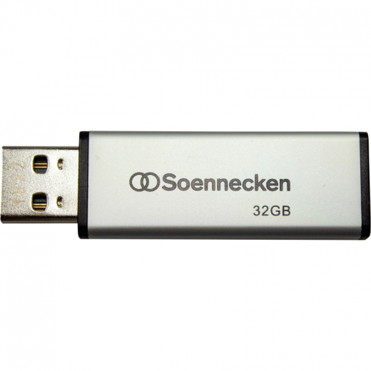 Soennecken USB-Stick 71614 2.0 32GB schwarz/silber,