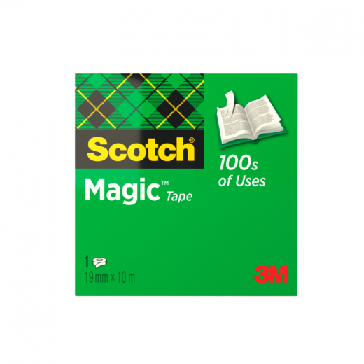 Scotch Klebefilm Magic 810 M8101910 19mmx10m unsichtbar, - MMMM8101910