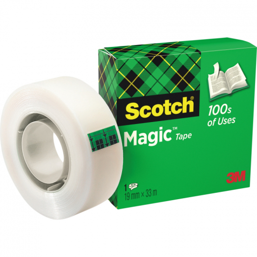 Scotch Klebefilm Magic 810 M8101933 19mmx33m unsichtbar, - MMMM8101933