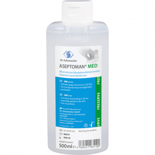 ASEPTOMAN Handdesinfektion Med 00-457OP-005 500ml, - 6420931