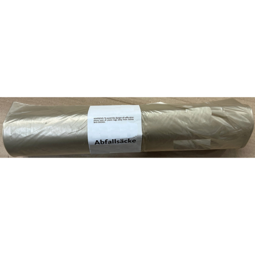 Müllsack 120l 700x1100mm transparent 25 St./Pack., - 445002303