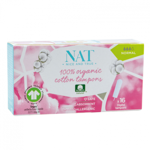 NAT Nice and True Tampons Normal 349418 16St, - 446024701