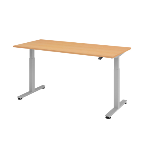 Hammerbacher Schreibtisch VXMST19/6/S 180x80cm buche, - 810050672