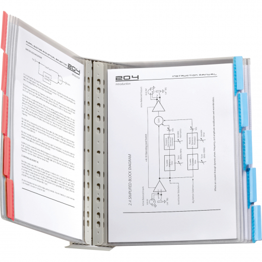 Sichttafelsystem Wandset Wall Wandhalter und 10 Tafeln 5607, - 143925