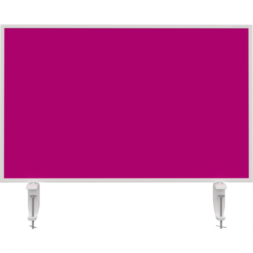 magnetoplan Tischtrennwand VarioPin 1108018 800x500mm pink, - 820129836