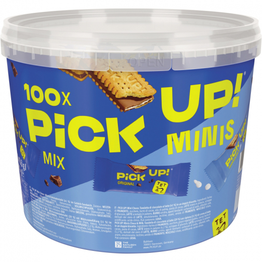 PiCK UP! Keksriegel minis Mix 40570 sortiert 100St., - 945437