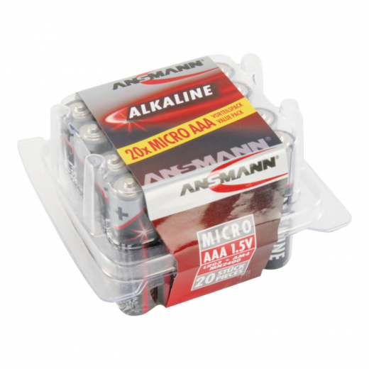 ANSMANN Batterie 5015538 Alkaline Micro AAA LR03 20St., - 18005474