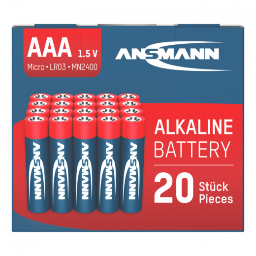 ANSMANN Batterie 5015538 Alkaline Micro AAA LR03 20St.,