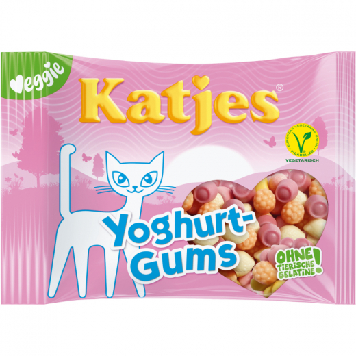 Katjes Fruchtgummi Yoghurt Gums 623341 175g, - 222122