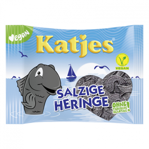 Katjes Lakritz Salzige Heringe 380973 175g, - 222124