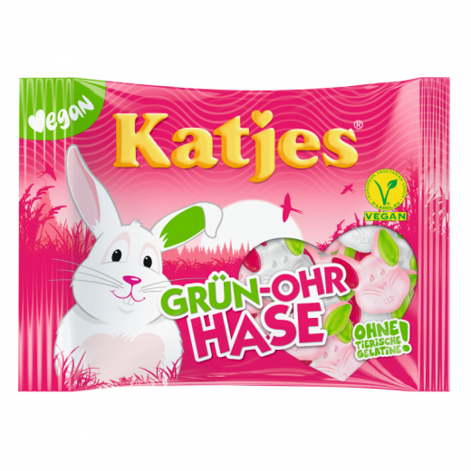 Katjes Fruchtgummi Grün-Ohr Hase 175g, - 492166300