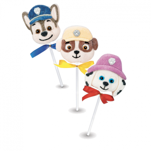 Fizzy Marshmellow Pop Paw Patrol 50105 sort. 15St., - 492300300