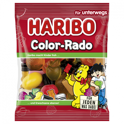 HARIBO Fruchtgummi Color-Rado 389164 100g, - 492667400