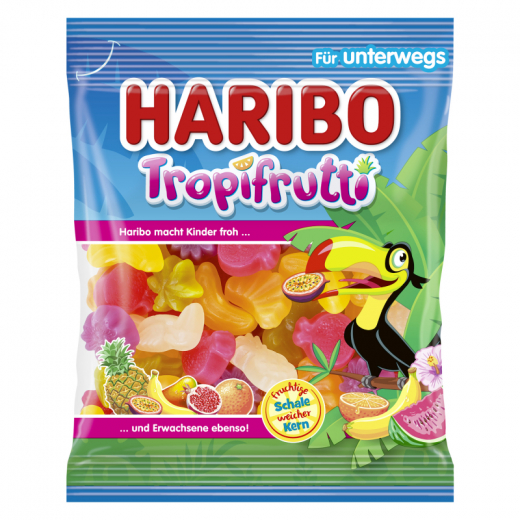 HARIBO Fruchtgummi TROPIFRUTTI 389140 100 g/Pack., - 492667500