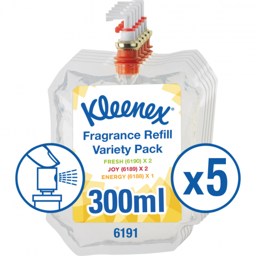 Kleenex Lufterfrischer Duftmix 6191 300ml 5 St./Pack.,