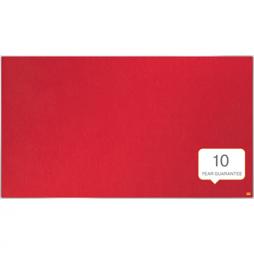 Nobo Notiztafel Impression Pro 1915421 69x122cm Filz rot, - 150049530