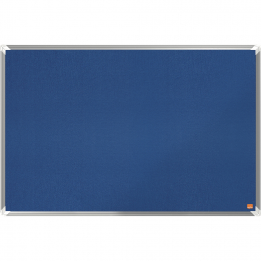 Nobo Notiztafel Premium Plus 1915188 60x90cm Filz blau, - 150052050