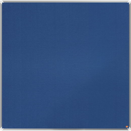 Nobo Notiztafel Premium Plus 1915190 120x120cm Filz blau, - 150052250