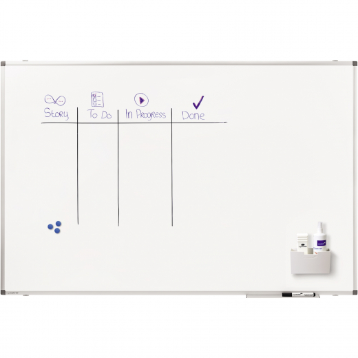 Legamaster Whiteboard PREMIUM 7-102063 150x100cm, - 150061500