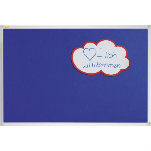 Franken Pinnwand X-tra!Line PT331203 60x45cm Filz blau, - 150215250