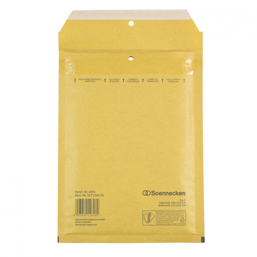 Soennecken Luftpolstertasche 1972 C/0 140x215mm hk br 100 St./Pack., - 327216470