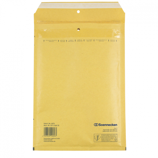 Soennecken Luftpolstertasche 1973 D/1 170x265mm hk br 100 St./Pack., - 327216670