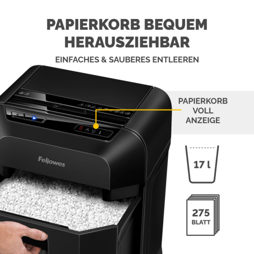 Fellowes Aktenvernichter AutoMax 80M 4621501, - 166648