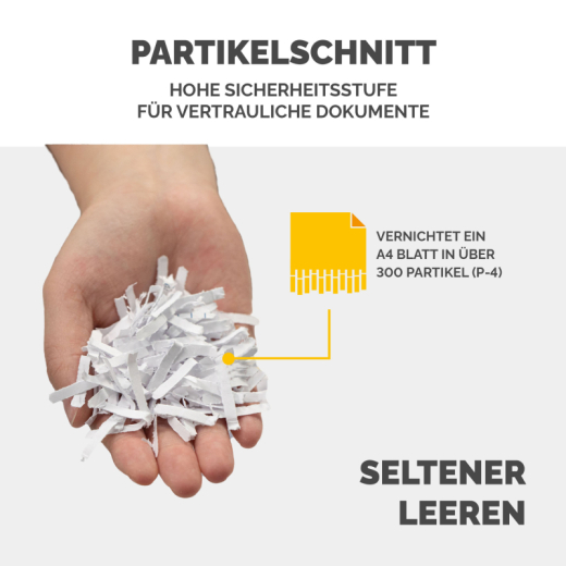 Fellowes Aktenvernichter Powershred LX70 100017468 Partikelschnitt, - 166662