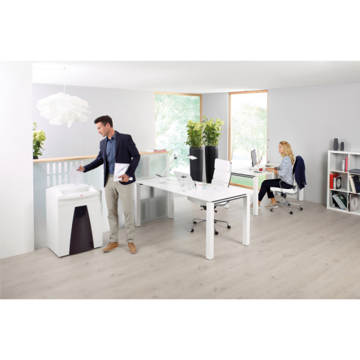 HSM SECURIO B34 3,9 mm Aktenvernichter weiß, - HSM1840111