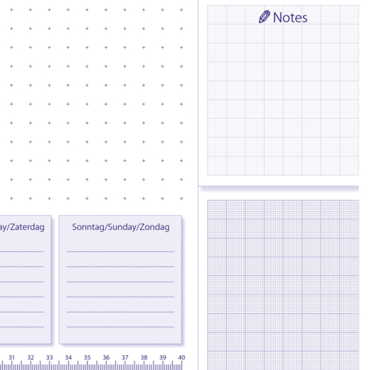 SIGEL Schreibunterlage HO355 59,5x41cm Lilac 30Blatt, - 239928