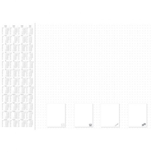 RNK Schreibunterlage Office - dotted 46647 600x420mm, - 802556647