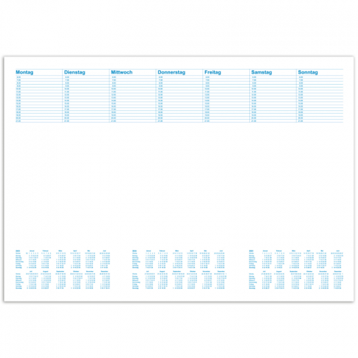 RNK Schreibunterlage Office 46633 480x330mm 30Blatt blanko/Kalender, - RNK46633