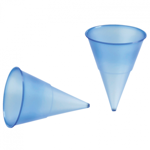 PAPSTAR Spitzbecher 19618 115ml PP blau 1.000 St./Pack.,