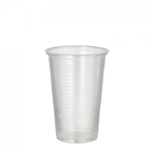 PAPSTAR Trinkbecher 12149 0,2l PP transparent 100 St./Pack,