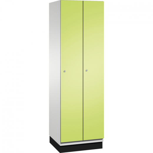 C+P Umkleidespind 4510020S10024 Sockel 2Abteile B600mm lgr/cgn, - 820046468