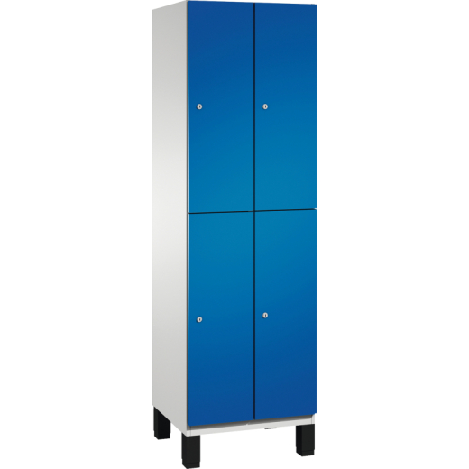 C+P Doppelstockspind 4510120S10013 Füße 4Fächer B600mm lgr/ebl, - 820047456