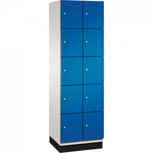 C+P Fächerschrank 4510420S10012 Sockel 10Fächer B600mm lgr/ebl,