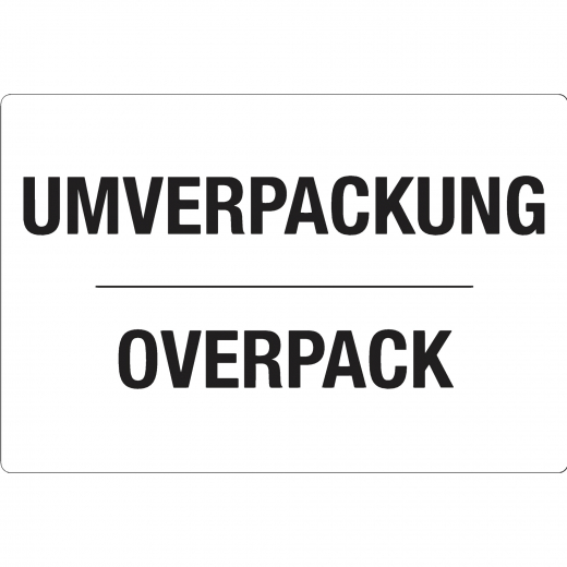 DR-Label Versandetikett DR434S0812 Umverpackung 80x120mm 500St.,