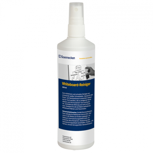 Soennecken Reinigungsspray 4831 für Whiteboards Pumpspray 250ml, - 154146600