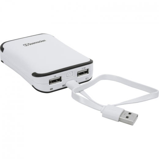 Soennecken Powerbank 71651 6.600mAh weiß/grau,