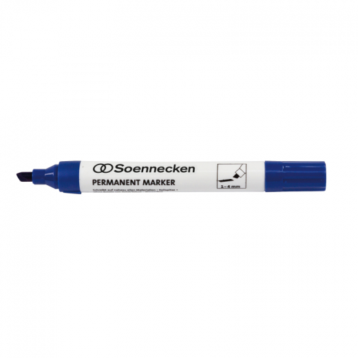 Soennecken Permanentmarker 3109 1-4mm Keilspitze blau,