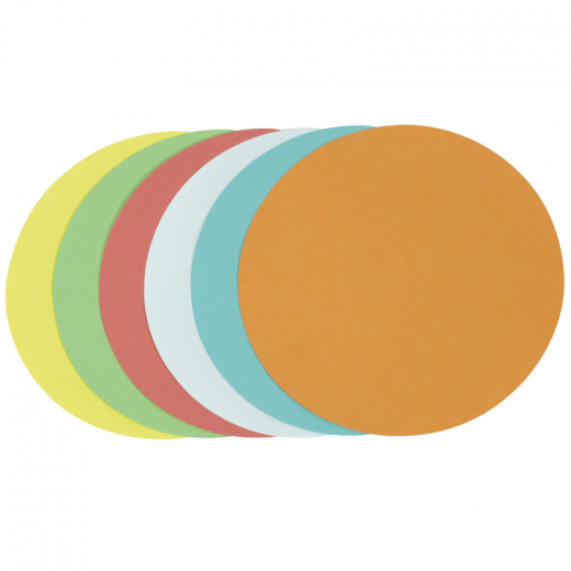 Soennecken Moderationskarte Kreis 4875 14cm sortiert 250 St./Pack., - 154226899